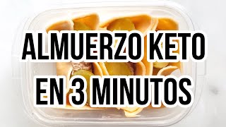 🥙 ALMUERZO KETO PARA LLEVAR EN 3 MINUTOS  LOW CARB TUNA TACO QUICK LUNCH  Manu Echeverri [upl. by Anitnauq634]