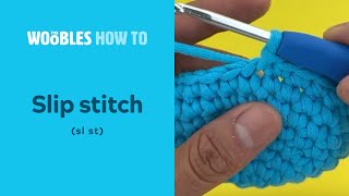 How to slip stitch crochet [upl. by Everest628]