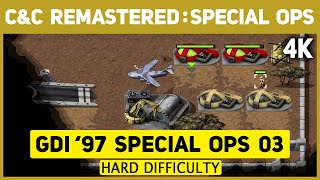 CampC Remastered 4K  Console Missions  GDI Mission 62  GDI 97 Special Ops O3  Hard Difficulty [upl. by Leahcimsemaj]