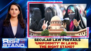 Supreme Court On Muslim Women  Secular Law Prevails Uniformity In Laws The Right Stand [upl. by Asehr]