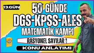 KPSSDGSALES Matematik  Rasyonel Sayılar 1  50 Günde KPSSDGSALES Matematik Kampı [upl. by Tecu]