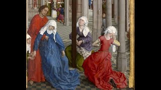 WEYDEN Rogier van der  Seven Sacraments Altarpiece Royal Museum of Fine Arts Antwerp [upl. by Airbma]