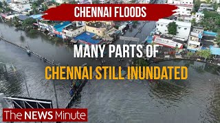 Chennai Floods Drone visuals from Velachery and Madipakkam [upl. by Blanca254]