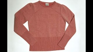 How To Fix A Shrunken Wool Jumper Using Products Youll Already Have In Your Bathroom [upl. by Haff322]