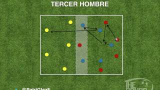 Juego de posición 3 equipos Tercer Hombre [upl. by Courtney221]