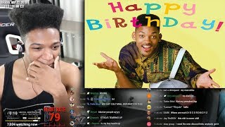 Etika Cries While Reacting To A Happy Birthday Video From His Community [upl. by Airual86]