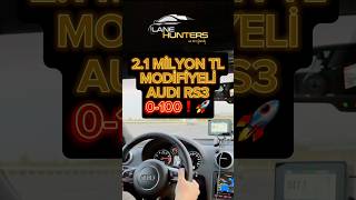 AUDI RS3 YERİ KAZIYARAK LAUNCH CONTROL YAPIYOR❗️🚀 lanehunters shorts [upl. by Wahlstrom825]