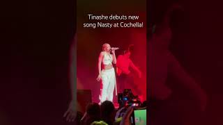 Tinashe debuts new song Nasty at coachella tinashenow [upl. by Adachi]