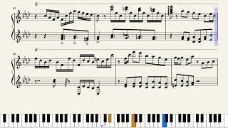 Mandragora  Miyolophone  Piano Sheet Music [upl. by Ueihttam]