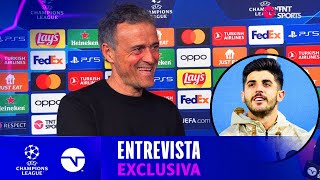 LUIS ENRIQUE ELOGIA ADAPTAÇÃO DE BERALDO quotPARECE QUE MORA EM PARIS TEM UNS ANOSquot  EXCLUSIVA [upl. by Annayk]