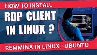 How to install a RDP client in Linux  Ubuntu 2204 [upl. by Nerb]