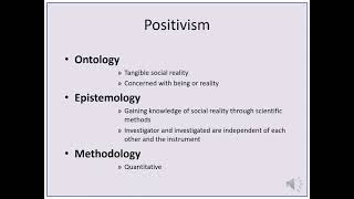 Research Paradigms  Philosophy of Research [upl. by Schonfeld]