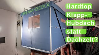 DIY Hard Top PopUp Tent Ganzjahres Hardtop KlappHubdach für Camper  1x [upl. by Hepsoj]