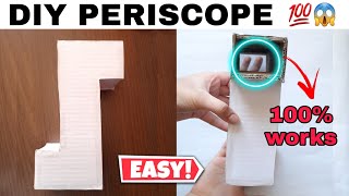 How to make a Periscope at home using Cardboard  DIY Periscope  Secret spy tool 🤫 Science project [upl. by Annoif]