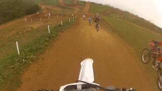 Ben Gillett at Wroxton Motocross Track on YZF450 [upl. by Gunar]