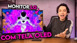 Novo MONITOR OLED da LG PERFEITO para GAMES de PC e CONSOLE LG UltraGear OLED 27GS95QEB [upl. by Shiroma]