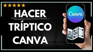 ✅ ¿Cómo CREAR un TRIPTICO en CANVA 💥 [upl. by Savell889]