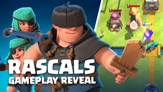 Clash Royale Rascals Gameplay Reveal New Card [upl. by Akinehc]