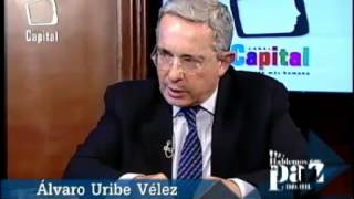 Álvaro Uribe Vélez en entrevista [upl. by Englis737]