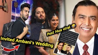 Ambani’s Wedding Sey Aya Mujhe Invitation ☺️  Facebook Par Post Hua Viral 😂 [upl. by Dyann]