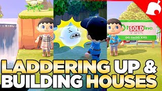 Wisp Getting the Ladder amp Building New Homes in Animal Crossing New Horizons [upl. by Bauer]