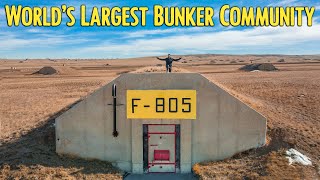 We Toured the Worlds Largest Doomsday Bunker Community [upl. by Sirotek]