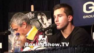 Post Conference David Lemieux vs Purnell Gates  BoxingShowTV [upl. by Alleon]