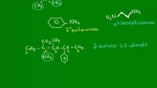 Nomenclatura das aminas complexas  Química orgânica [upl. by Karlen347]