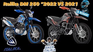 Moto DOBLE PROPÓSITO ITALIKA DM 250 Modelo 2022 VS 2021 ¿cual comprar Diferencias y Review [upl. by Dahraf183]