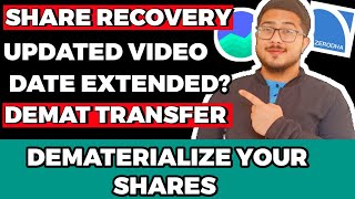 DEMATERIALIZE YOUR PHYSICAL SHARES UPDATED VIDEO  DATE EXTENDED [upl. by Niatirb]