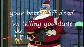 futurama santa song with lyrics [upl. by Nevi232]