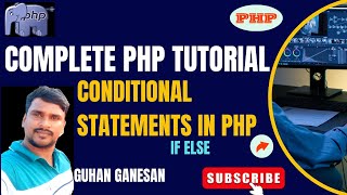 🐘PHP Crash Course for Beginners  PHP Conditional Statements  Full Stack Development  PHP in Tamil [upl. by Chrisoula6]