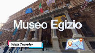 Museo egizio  Italy Walking Tour 4K [upl. by Filippa]