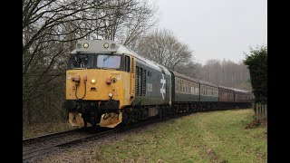 50015 “Valiant” on the East Lancashire Railway 20172021 ELR Loco Compilation [upl. by Nirok]