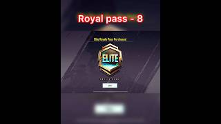 New 8 Royal pass 💸✅ [upl. by Ern]