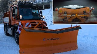 ❄️Schneeräumung in den Alpen vom Letzten Winter mit Unimog U430 [upl. by Eelam463]