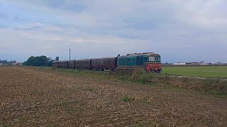 D4451034 con treno d agenzia torino pnacqui t via cavallermaggiore transito a madonna del pilone [upl. by Cassandre]