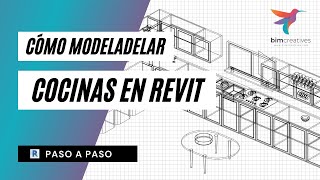 MODELAR UNA COCINA PASO A PASO CON REVIT  CURSO MODELADO REVIT  37 [upl. by Lareena]