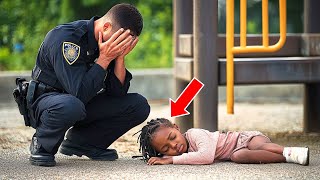 Black Girl Slept In a Playground Every Night When a Cop Finds Out He BREAKS DOWN in Tears [upl. by Ronen]