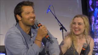 BurCon 2019 Misha Collins and Rachel Miner FULL GOLD Panel Supernatural [upl. by Allix582]