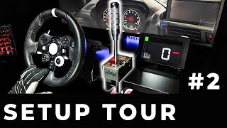 MY SIMRACING SETUP TOUR 2021 Part 2 Aiologs Sim Handbrake [upl. by Ardnoet]