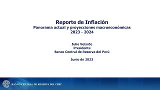 Presentación del Reporte de Inflación Junio 2023 [upl. by Ocisnarf]