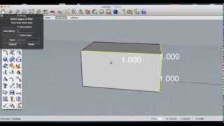 How to SmoothRound an Edge in Rhino 3D Fillet Edge [upl. by Broderic]