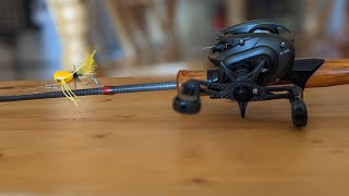 Casting Fly on Dark Wolf Ultra BFS reel [upl. by Pantia]