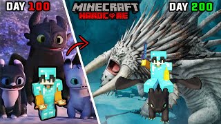 I Survived 200 Days in Mysterious Dragons World in Hardcore Minecraft Hindi [upl. by Jerrilyn439]