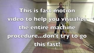 Restroom Tile amp Grout Cleaning Instructional Video by Diversey Care [upl. by Asilla134]