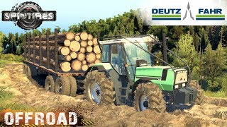 SpinTires DEUTZFAHR AGROSTAR 661 TRACTOR OFFROAD TEST [upl. by Schnell]