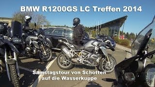 BMW R1200GS LC Treffen 2014  Samstagstour [upl. by Yerak226]