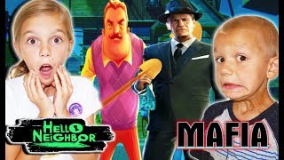 SECRET Mafia At Hello Neighbor HOUSE Hello Neighbor and Mafia VS Tannerites Family [upl. by Egiaf349]