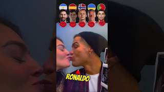 Cristiano Ronaldo and Georgina Rodríguez Kiss 💋💋 cristianoronaldo messi glhemrom fyp shorts [upl. by Jody]